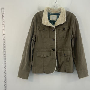 Carve Designs Olive Jacket with Cream Lining